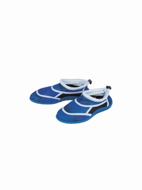 Kid's Boy's Printed Swim Shoes,Blue Shoes Slip On Casual