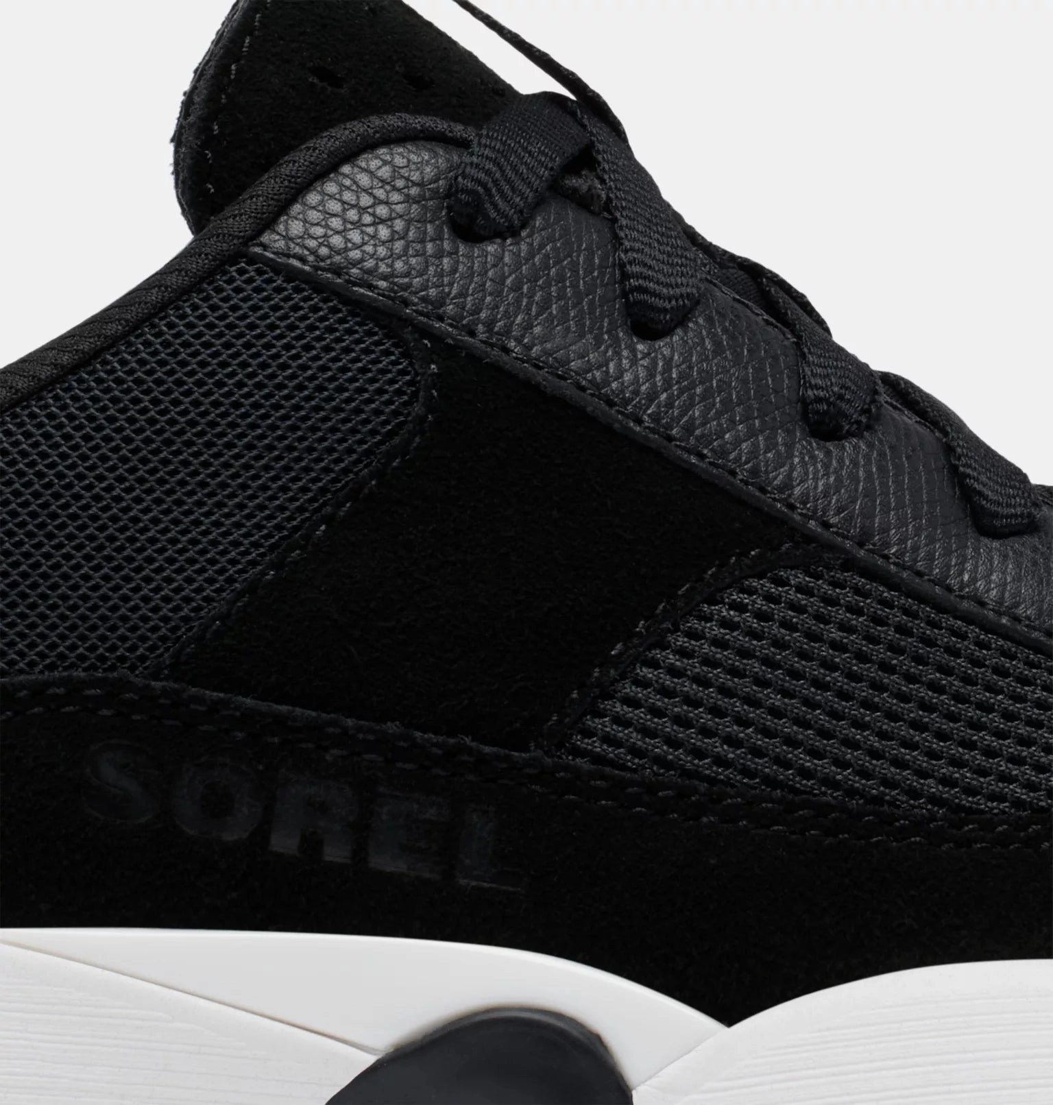 Running Waterproof Hiking Shoes Sorel Women's Kinetic Impact II Wonder Lace Sneaker - Black / Sea Salt