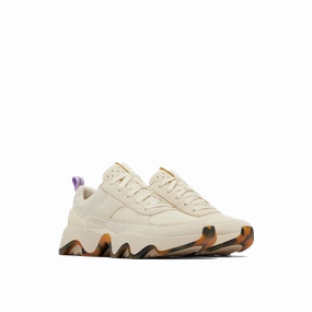 Sorel Women's Kinetic Impact II Wonder Lace Sneaker - Honey White / Euphoric Lilac Event Waterproof Shoes