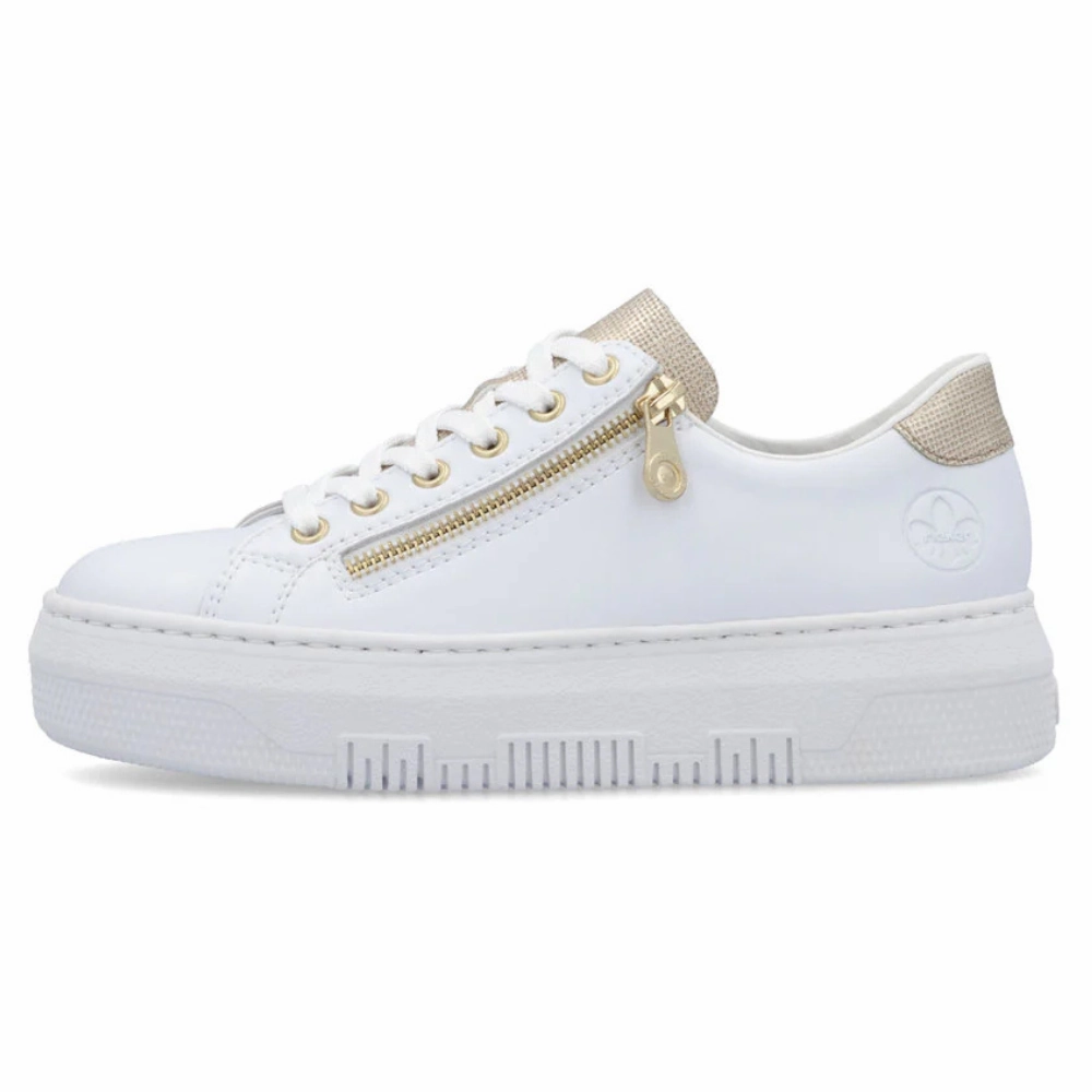 Rieker Enya 21 Off-White Platform Sneaker (Women's) Buy Casual Dress Shoes
