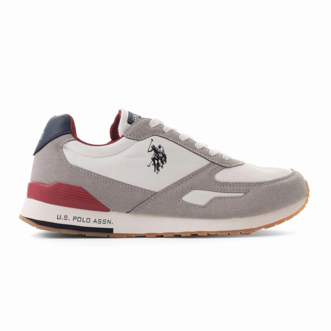 Continental Vulc Casual Shoes U.S. POLO ASSN. TABRY 006S-WHTRED