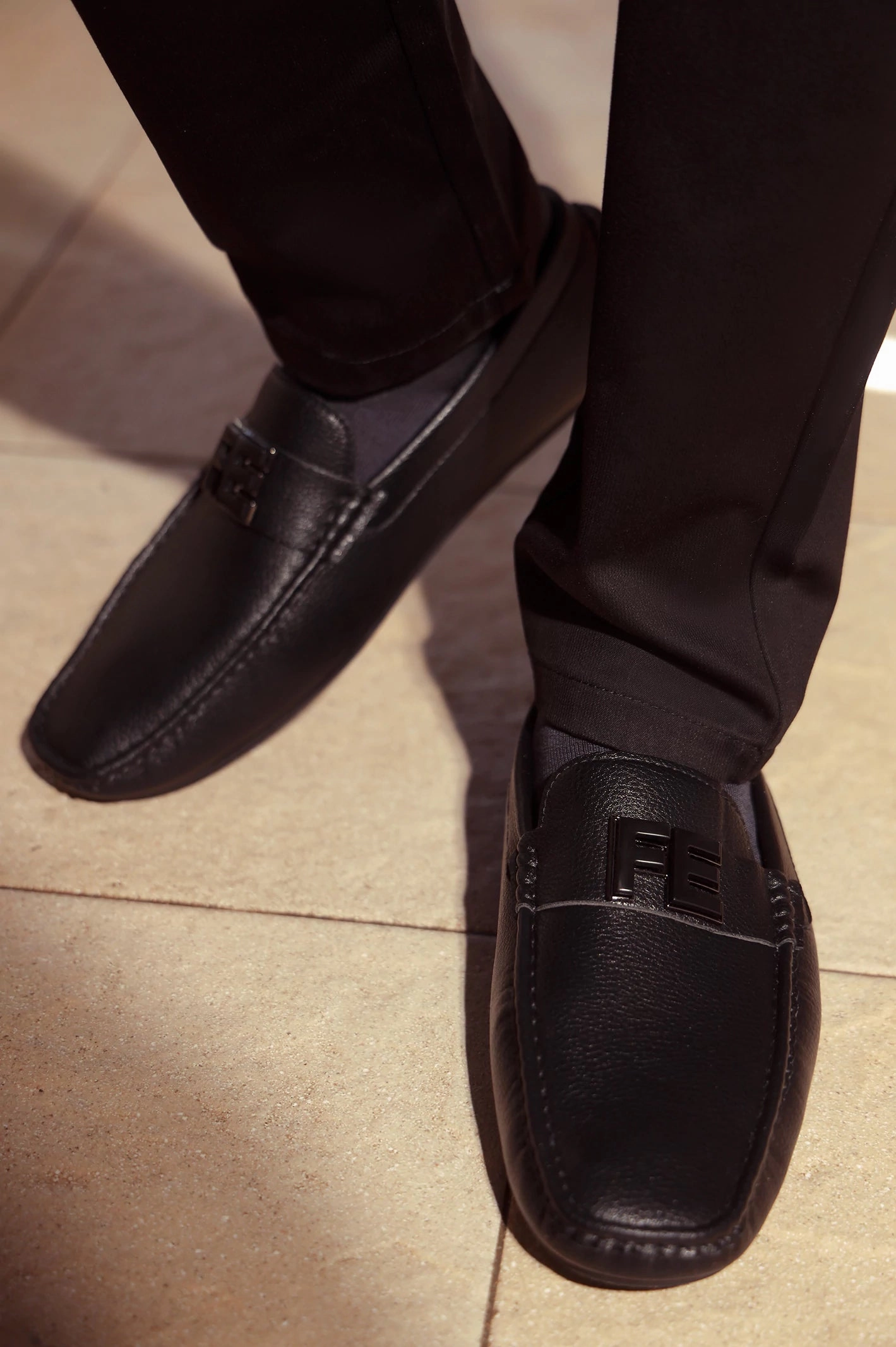 Bussiness Casual Shoes Black Casual Moccassins Shoes