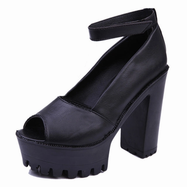 Sk8-hi Waterproof Shoes Women Pumps Peep Toe Party Shoes White High Heels Waterproof Platform Women Shoes Heeled