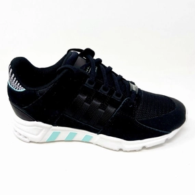 Adidas EQT Support RF Black Aqua Blue Womens Size 5.5 Running Shoes BY8783 Best Running Shoes For Shin Pain