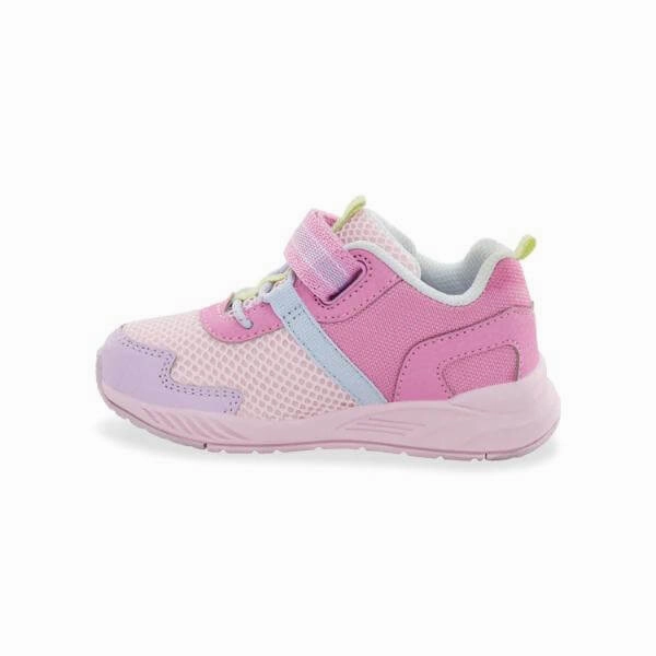 Stride Rite M2P Player Light Pink Girls Running Shoes Running Shoes For Flat Footed Person