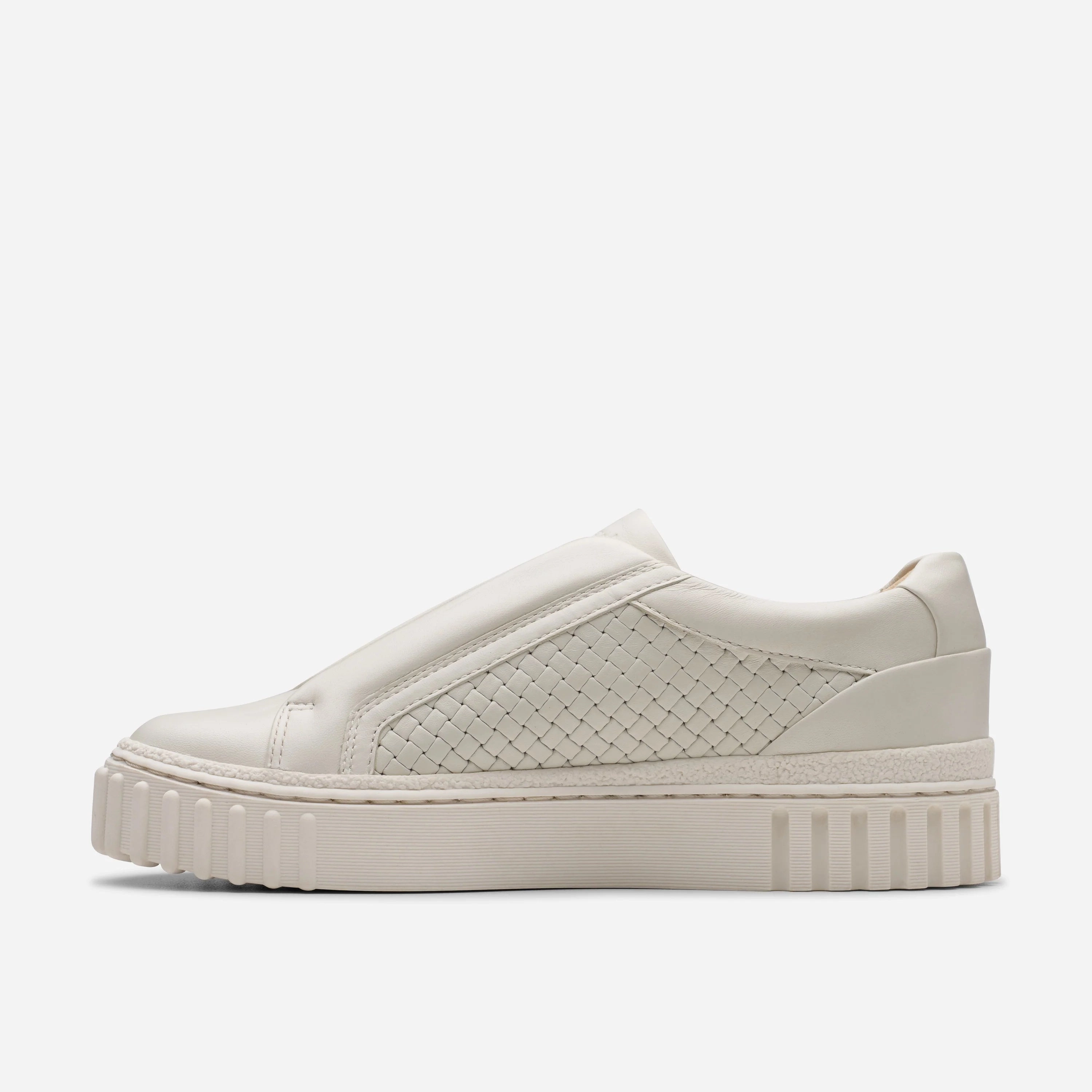 CLARKS | CASUAL SHOES | WOMEN | MAYHILL BAY OFF WHITE LEATHER Lunar Roam Casual Shoes