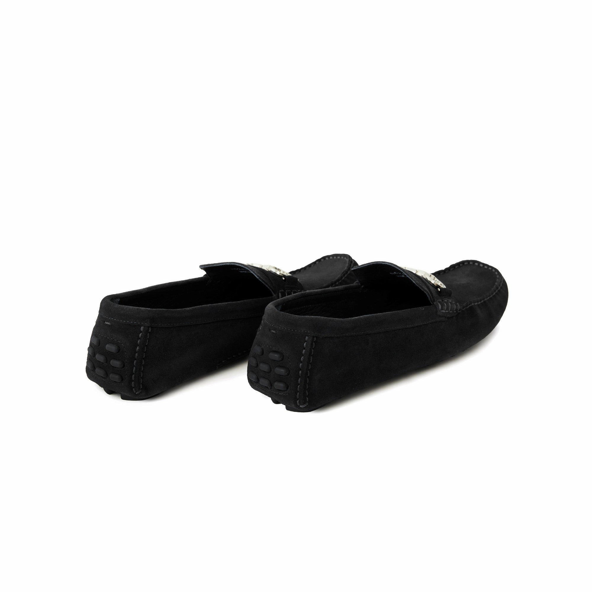 Ballet Shoe Casual Men's Suede Calf Leather Handmade Driving Shoes M9002