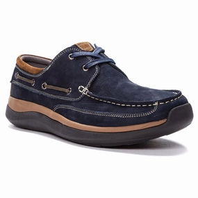 Propet's Men Casual Shoes - Pomeroy MCA082S -Navy Best Casual Shoes For Arch Support