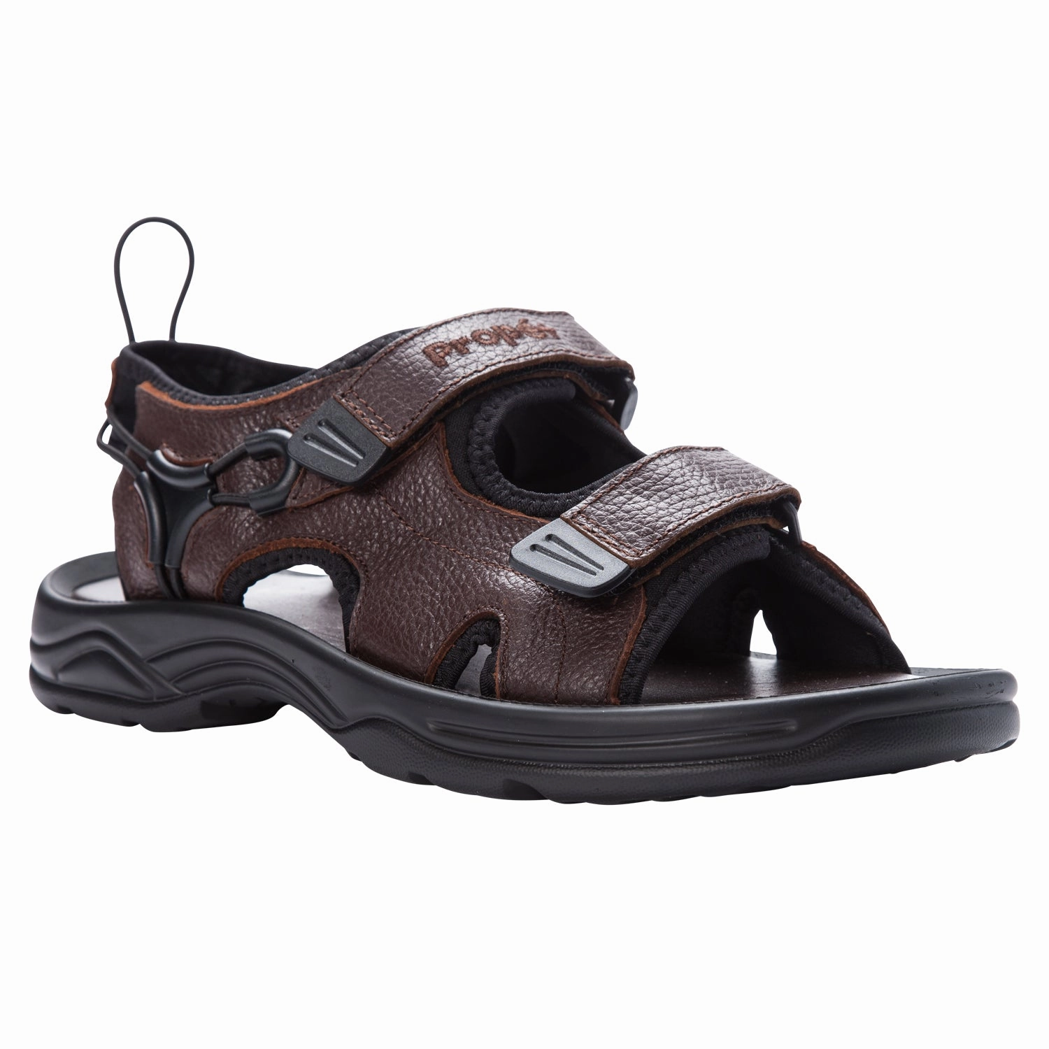 Propet's Men Water Friendly Sandals - SurfWalker II MSV023L-Brown Sandals Cliffs By White Mountain