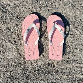 Ida Broen x Sleepers Tooled Leather Flip Flops