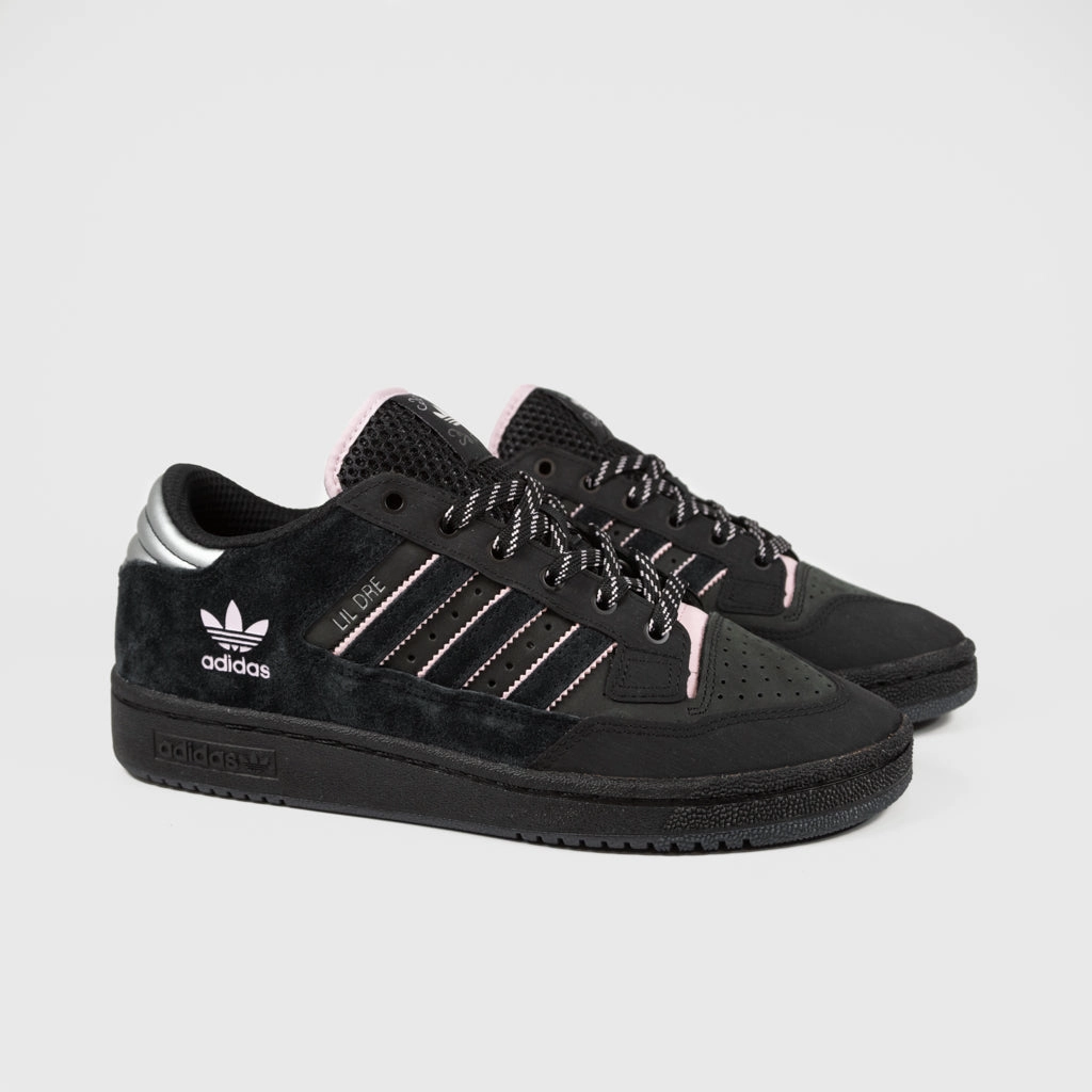 Adidas Originals Samba Long Tongue Casual Shoes Adidas Skateboarding - Lil Dre Centennial 85 Low ADV Shoes - Core Black / Clear Pink / Core Black
