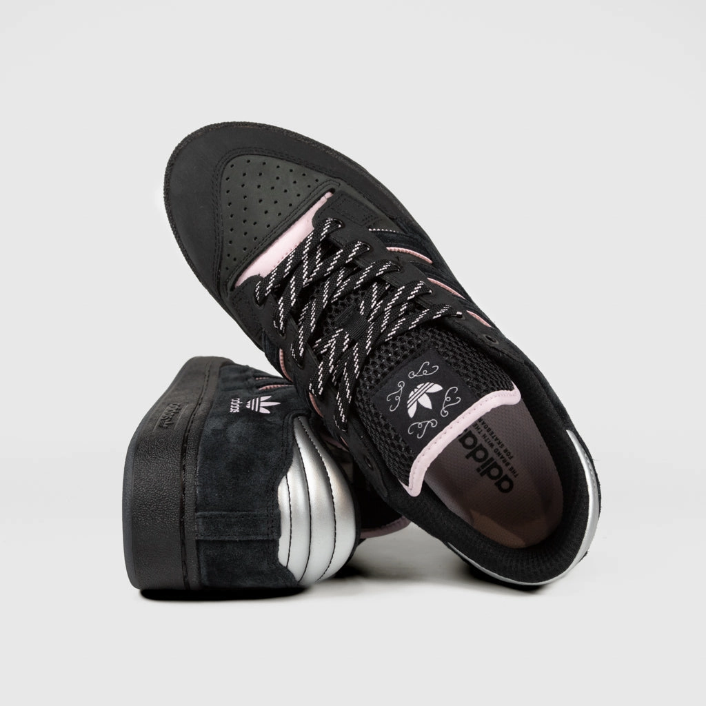 Adidas Skateboarding - Lil Dre Centennial 85 Low ADV Shoes - Core Black / Clear Pink / Core Black Adidas Samba Walking Shoes