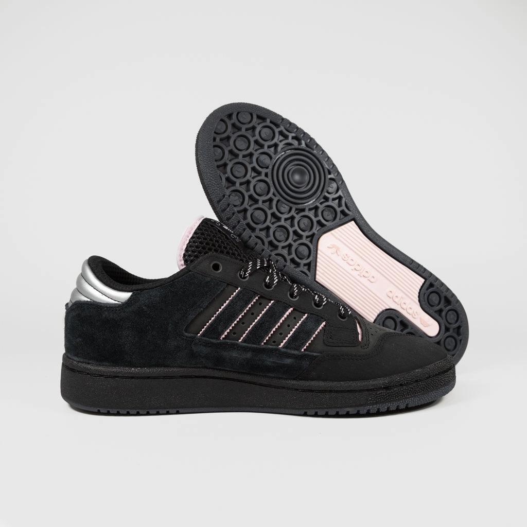 Adidas Skateboarding - Lil Dre Centennial 85 Low ADV Shoes - Core Black / Clear Pink / Core Black Climate Cool Adidas Shoes