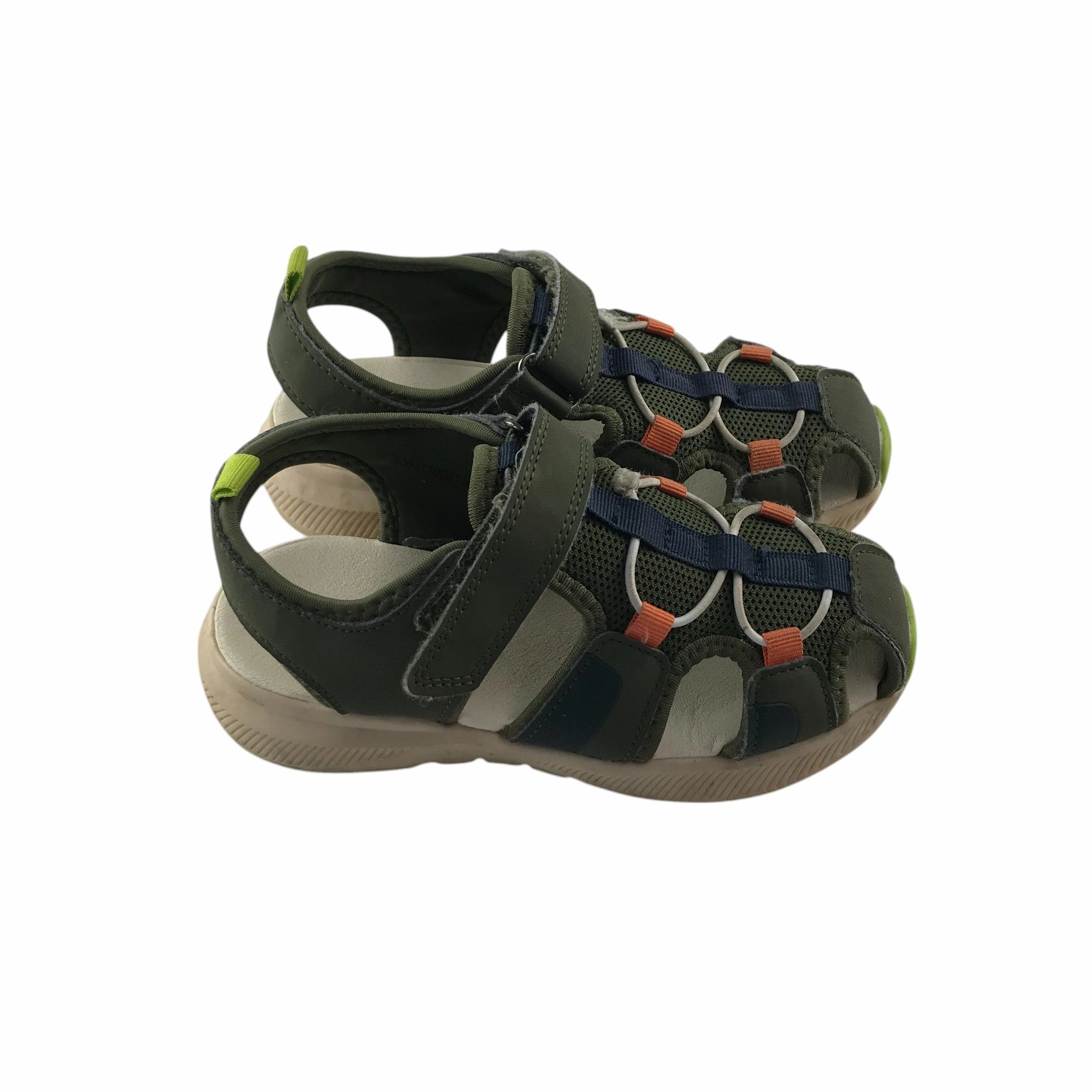 Tu sandals shoe size 13 junior khaki green with hook and loop straps Best Shoe Insoles For Walking All Day