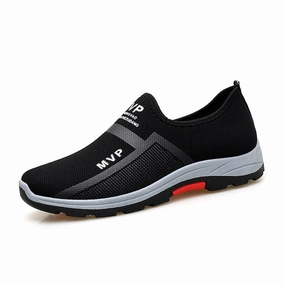 Hawkwell Hiking Shoes Summer Mesh Men Shoes Lightweight Sneakers Men Fashion Casual Walking Shoes Breathable Slip on Mens Loafers Zapatillas Hombre