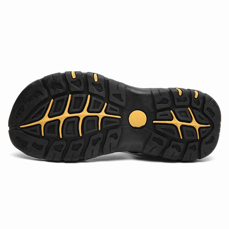 Classic Men's Sandals Summer Soft Sandals Comfortable Men Shoes Genuine Leather Sandals