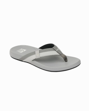 Cushion Phantom 2.0 Flip Flops in Grey & Grey Indian Leather Flip Flops