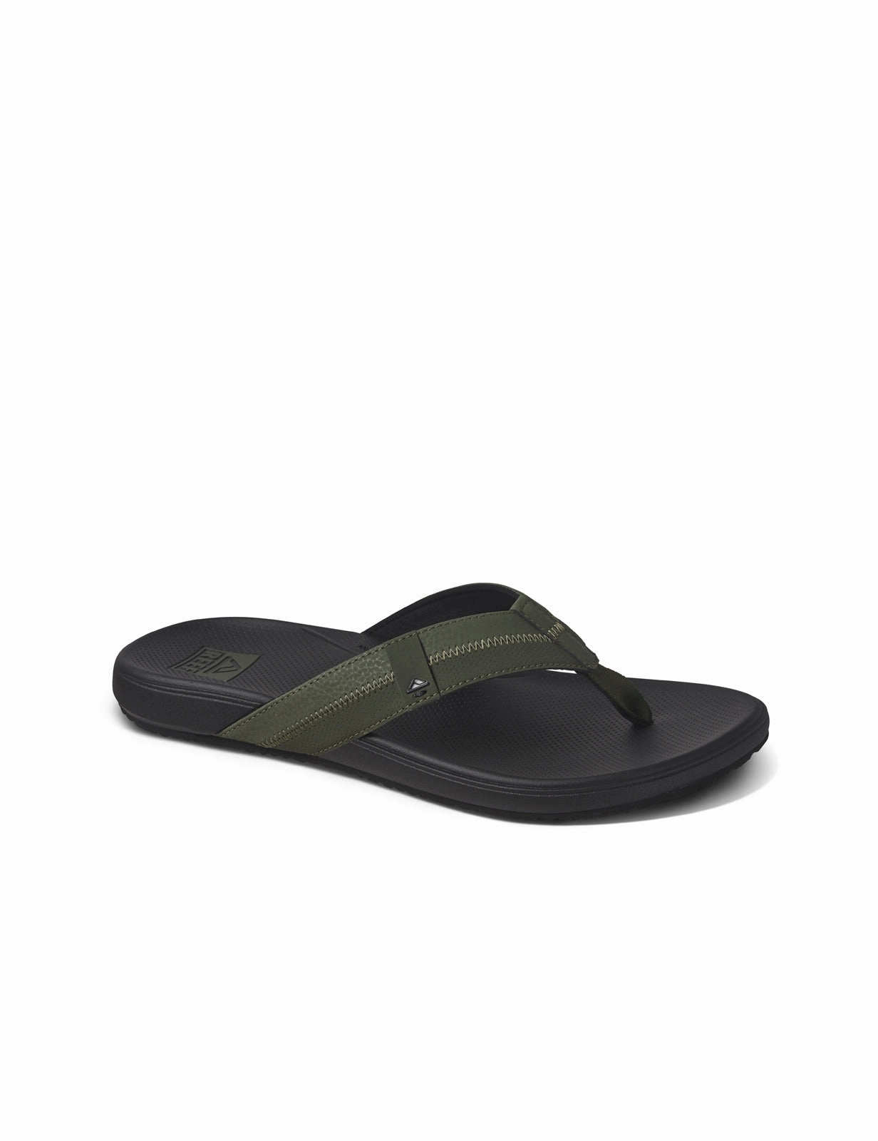 Reef Cushion Phantom 2.0 Sandals in Olive/Gum Houndstooth Flip Flops