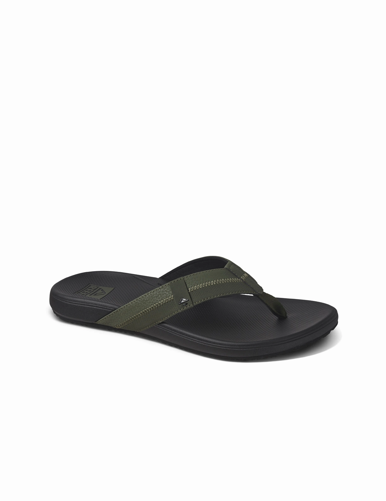 Reef Cushion Phantom 2.0 Sandals in Olive/Gum Guys In Flip Flops