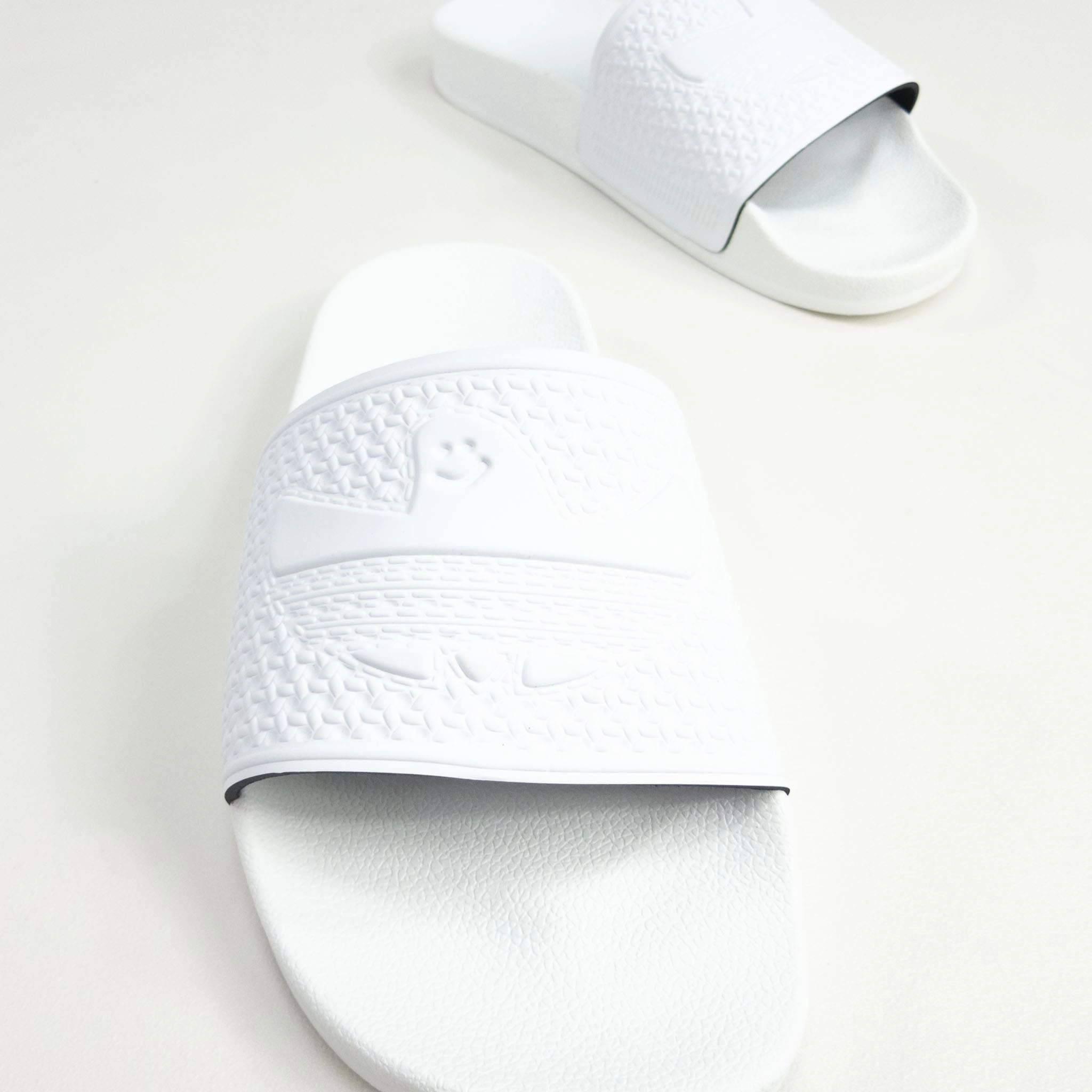 Dad Shoes Adidas Adidas Shmoofoil Slides - White/White/White