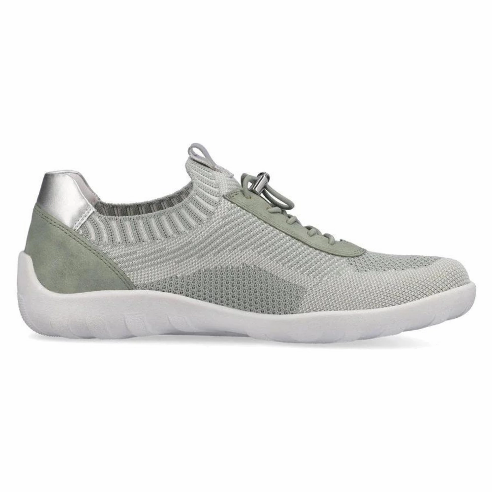 Luxury Casual Shoes Remonte Liv 18 Mint Vanilla/Peppermint/Silver Sneaker (Women's)