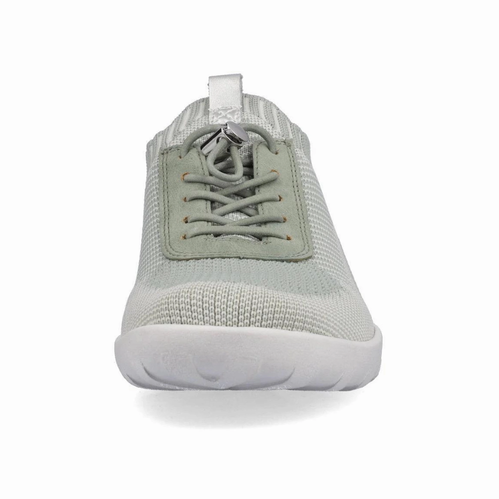 Remonte Liv 18 Mint Vanilla/Peppermint/Silver Sneaker (Women's) Cortez Casual Shoes