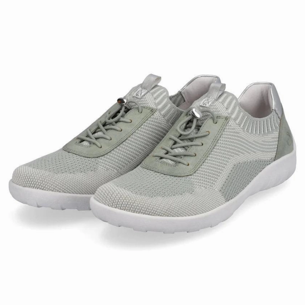 Best Shoes For Casual Cycling Remonte Liv 18 Mint Vanilla/Peppermint/Silver Sneaker (Women's)