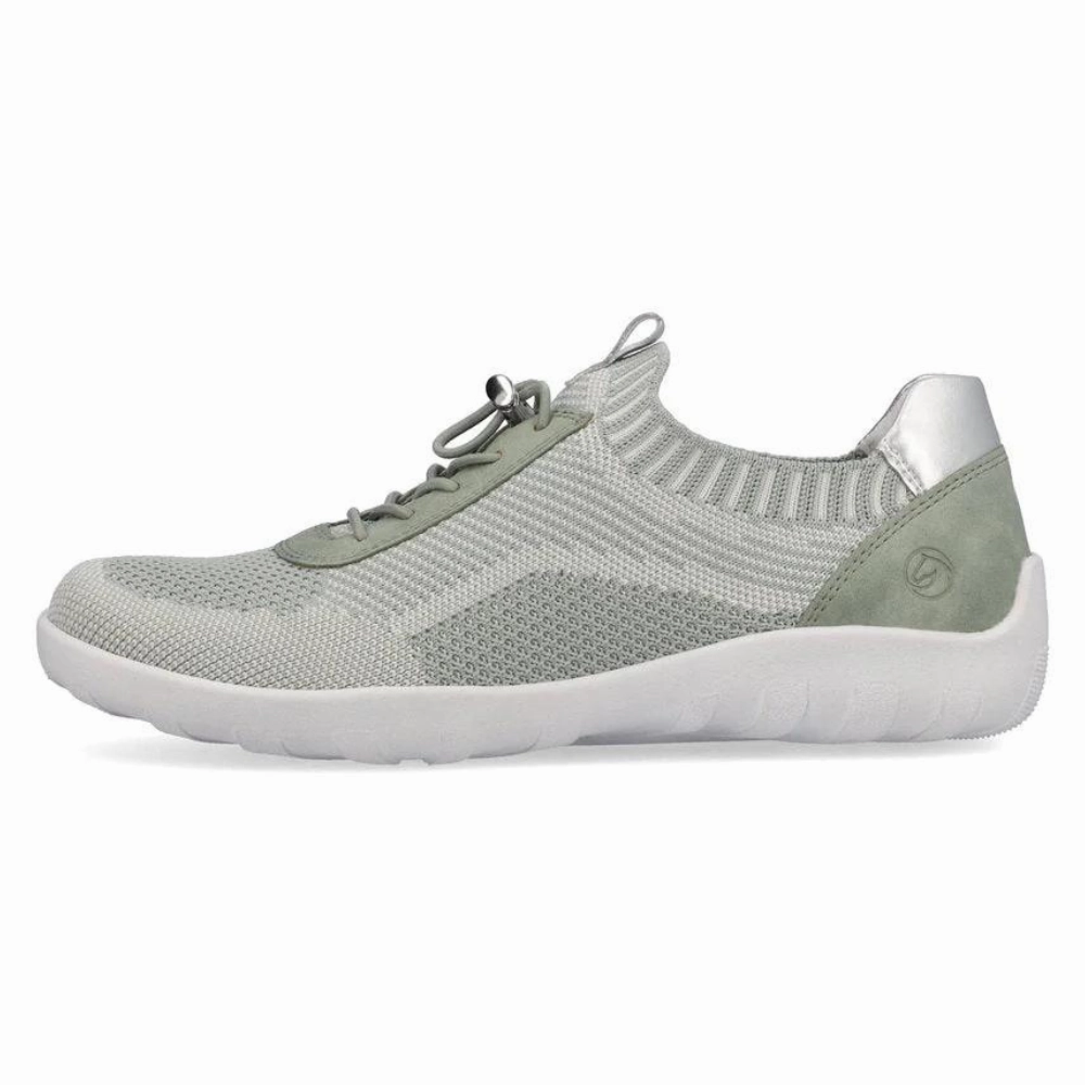 Remonte Liv 18 Mint Vanilla/Peppermint/Silver Sneaker (Women's) Best Casual Motorcycle Shoes