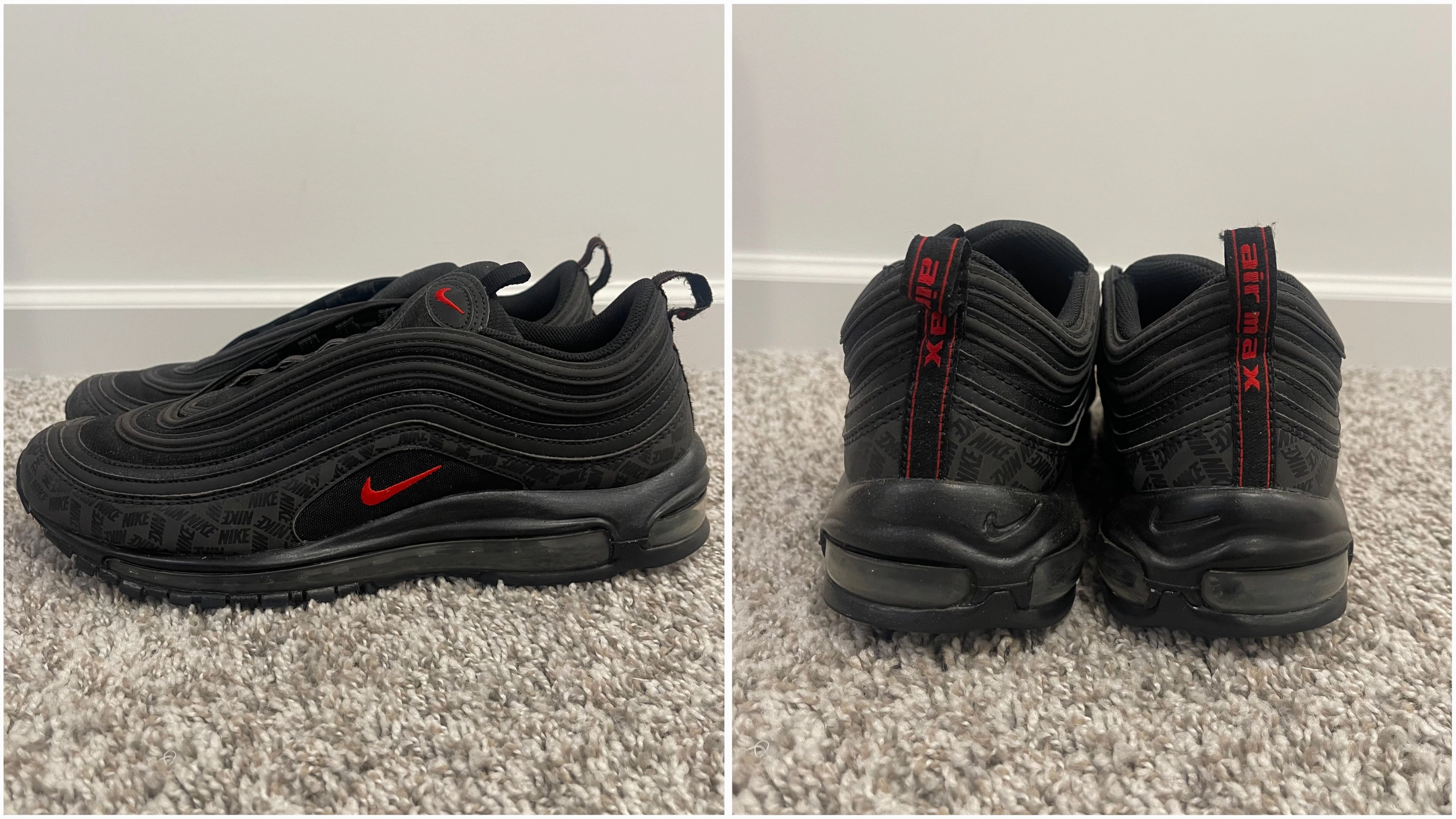 Nike Air Max 97 Red & Black - Shoes: 11 (Adult) Asics Gel Vanisher Running Shoes T75bq