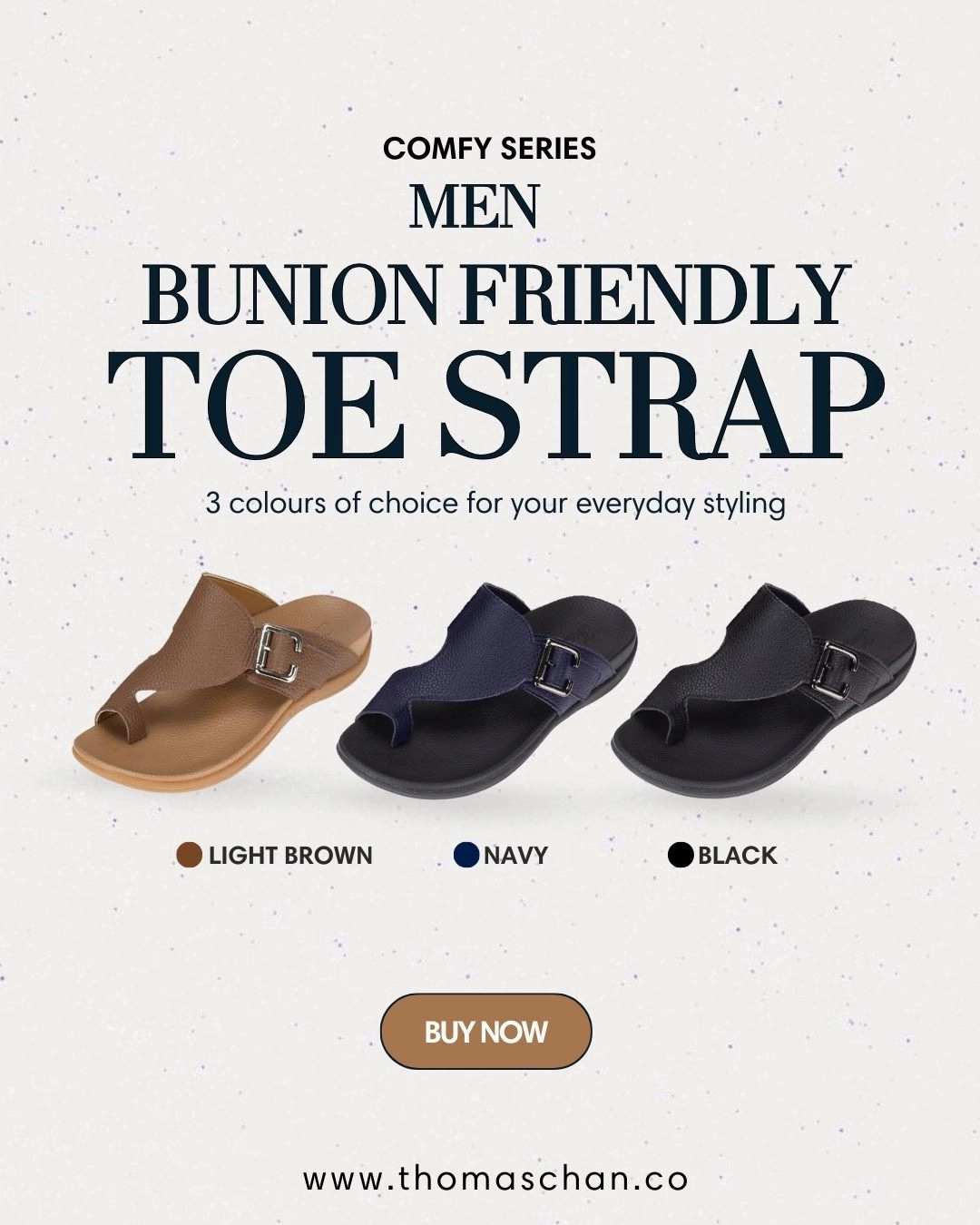 Men Toe Loop Buckle Sandals [Comfy Health Series][ODD SIZES LEFT] Benefits Of Slip On Shoes Casual