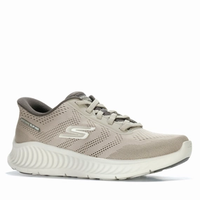 With Arch Support  Best Waterproof Walking Skechers Slip-ins: GOwalk Now - Payton 216375 Khaki