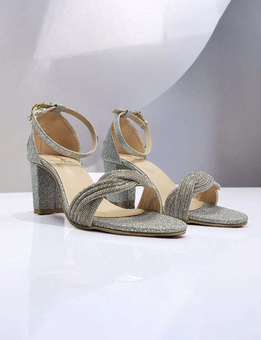 Slip On Skate Shoes Silver | Women Fancy Shoes