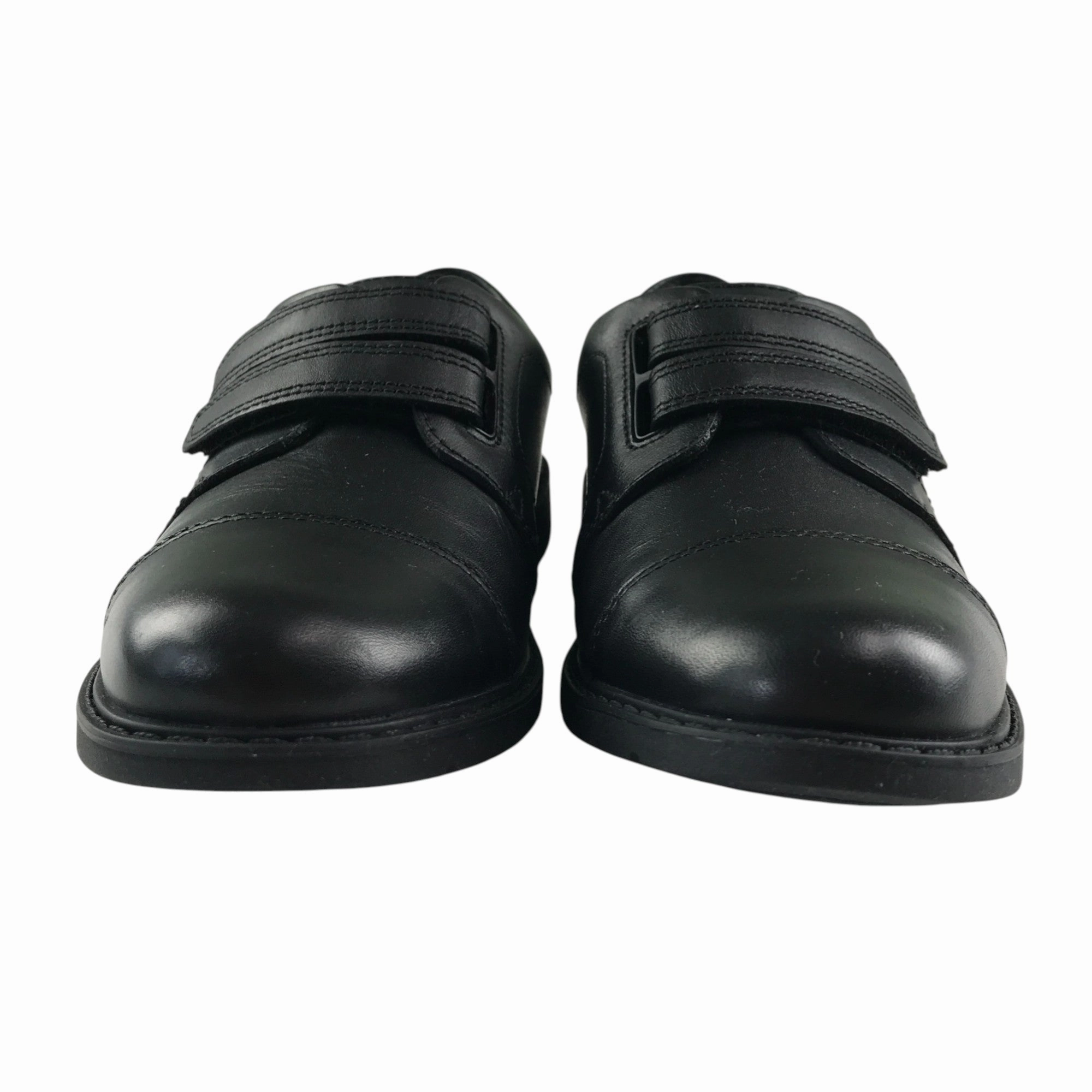 Buy Cheap Skate Clark's Black Leather School Shoes Size 1 junior