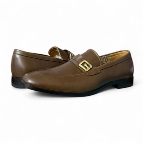 GUESS Horanz Dress Loafers Men - BRN Waterproof Business Casual Shoes