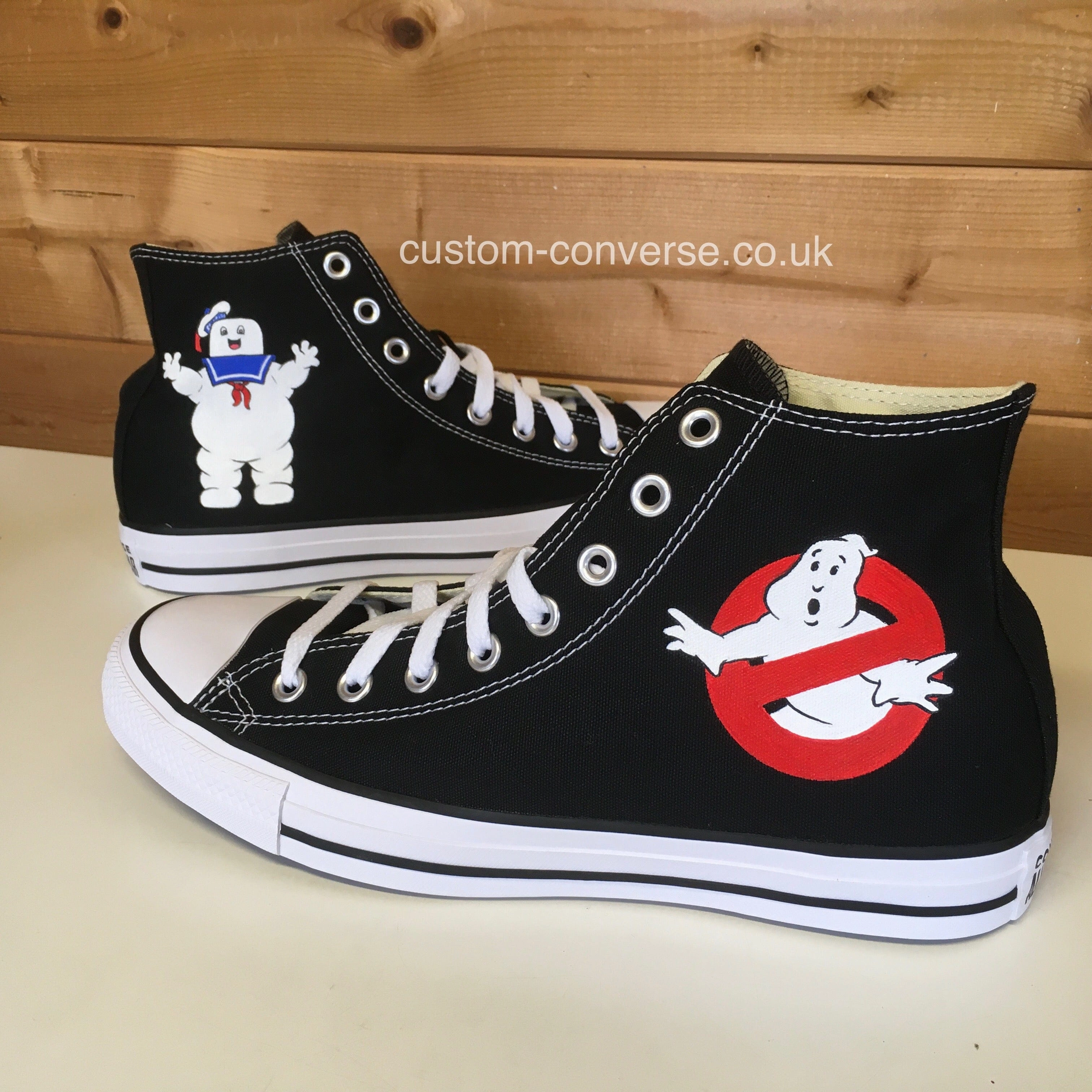 Ghostbusters and Marshmallow Man Converse Ccs Skate Shoes Sale