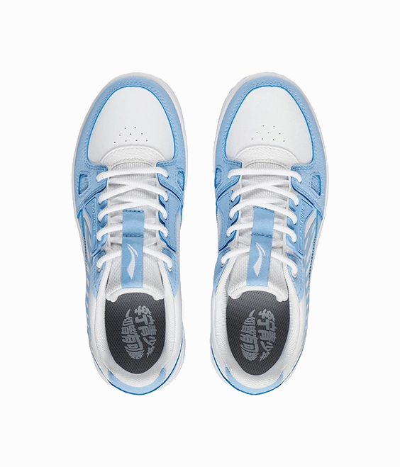 LINING YOUNG Sports Life Collection Low Top Kids' Skateboarding Shoes White Blue Air Max 97 Og Casual Shoes