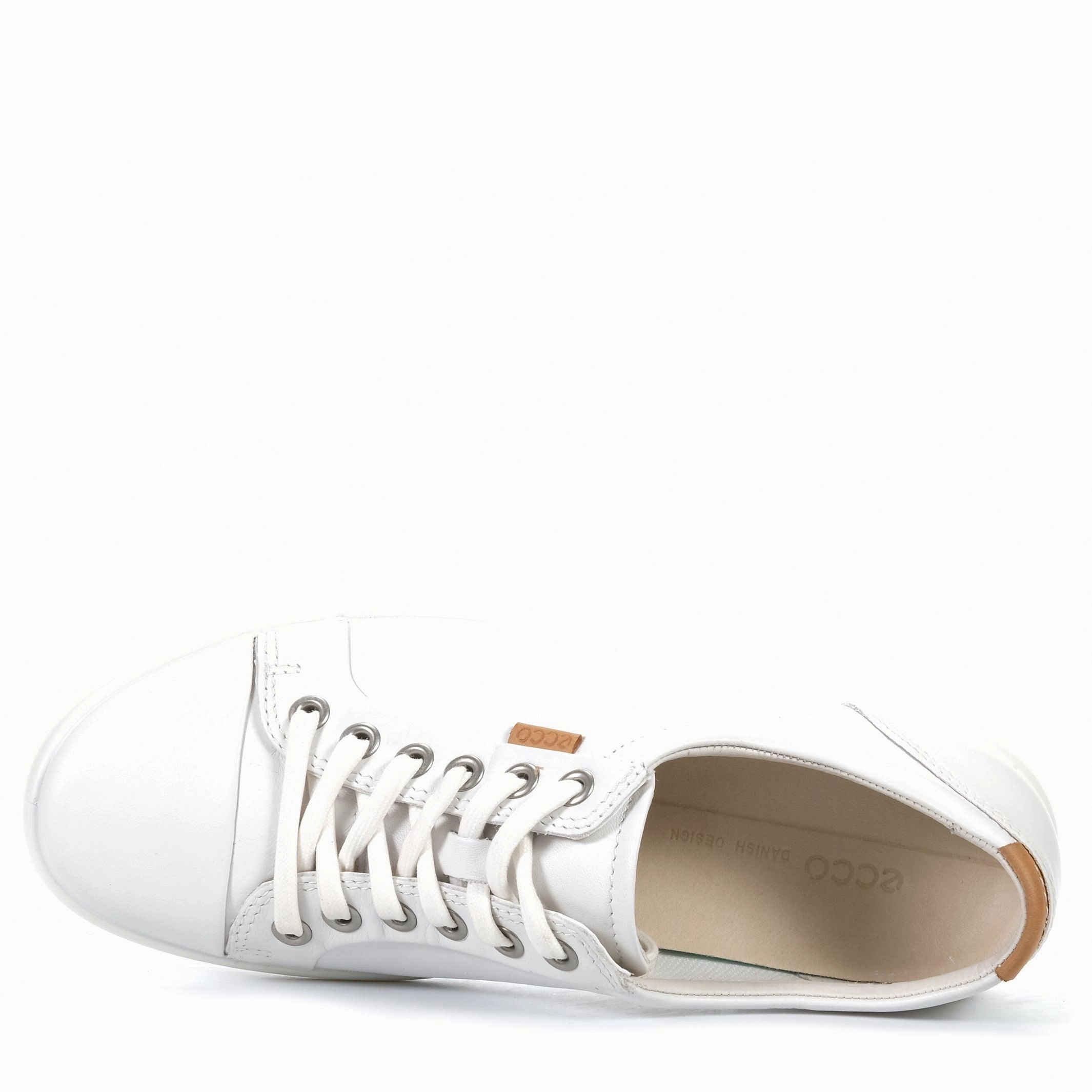 Best Shoes Flat Feet Walking Ecco Soft 7 430003 White Droid