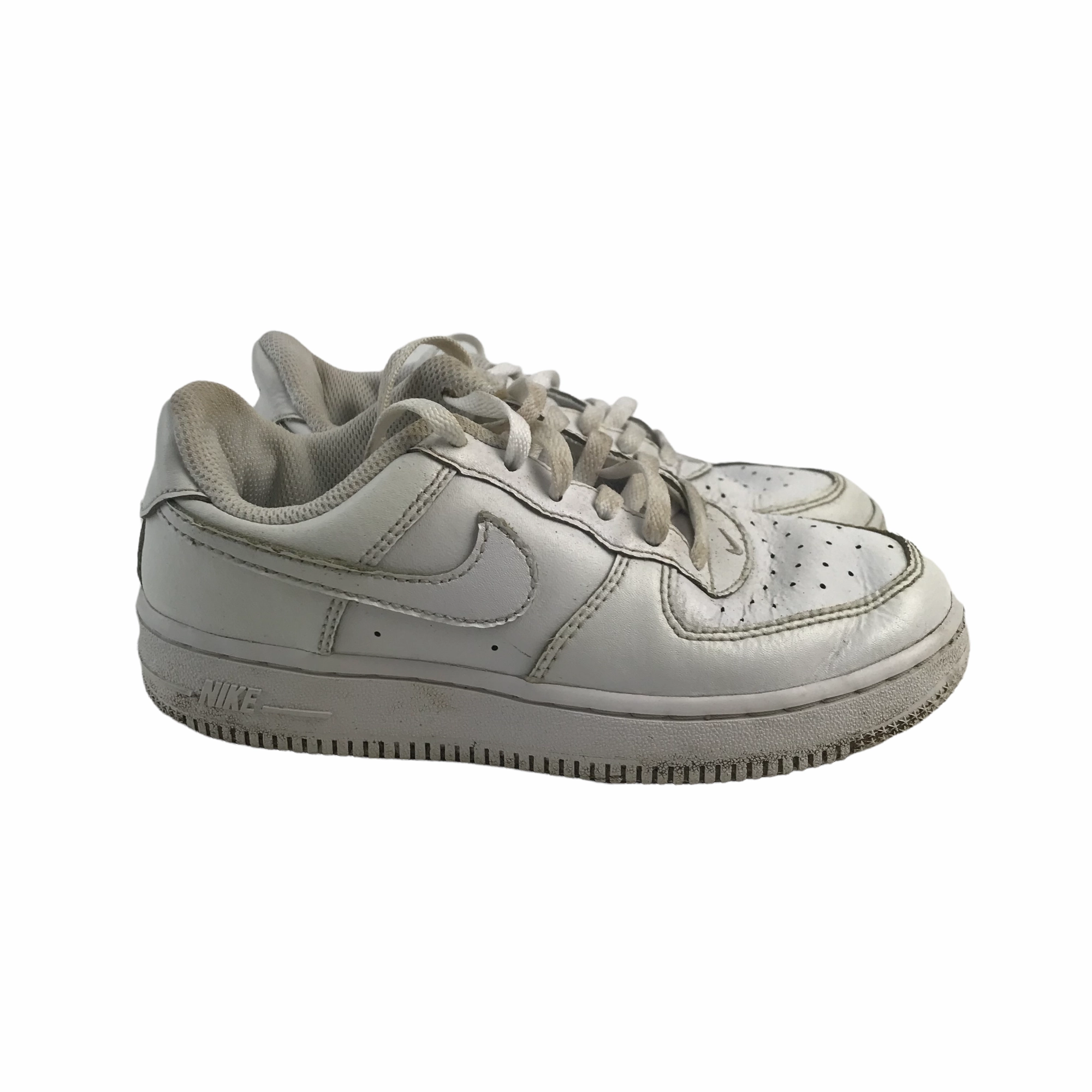 Asics Gel Foundation Workplace Walking Shoe Nike Air Force One Trainers Shoe Size 1 white plain with laces