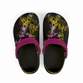 Vibrant Kids' EVA Foam Clogs - Colorful Slip-On Shoes, Summer Footwear, Playtime Comfort, Fun Outdoor Fashion, Unique Gift Idea Canvas Skate Shoes