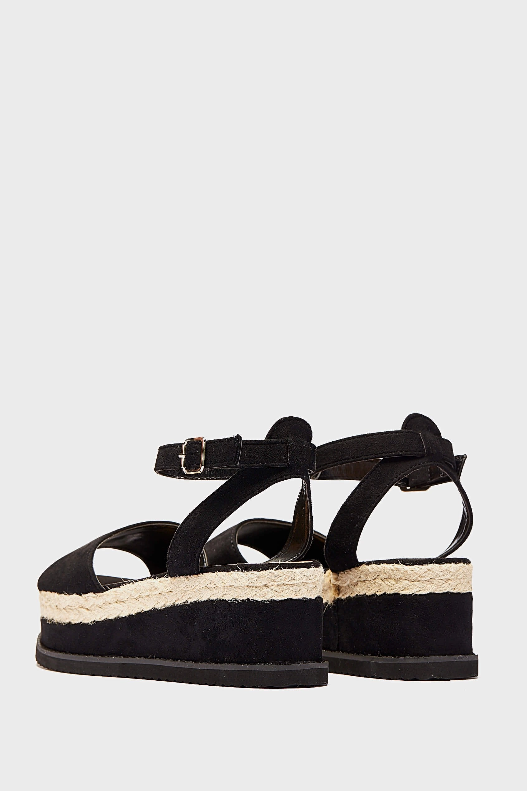 Black Wedge Open Toe Espadrilles Puma Fenty Espadrille