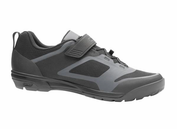 Five Climbing Shoes Giro Ventana Fastlace MTB Shoe - Portaro Gray-Dark Shadow