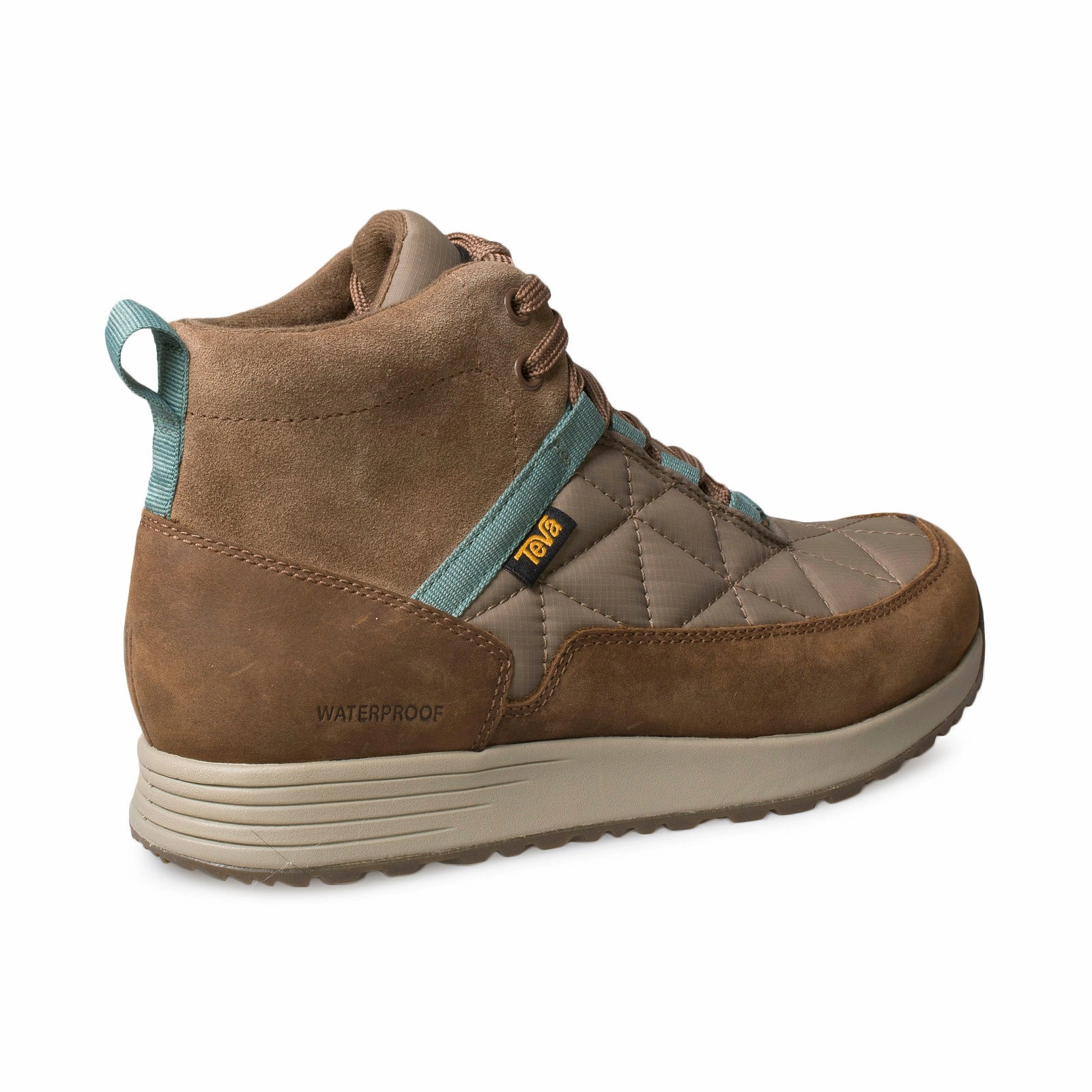 Slip Waterproof Shoes Teva Ember Commute Waterproof Bison/Chocolate Chip Shoes - Women's