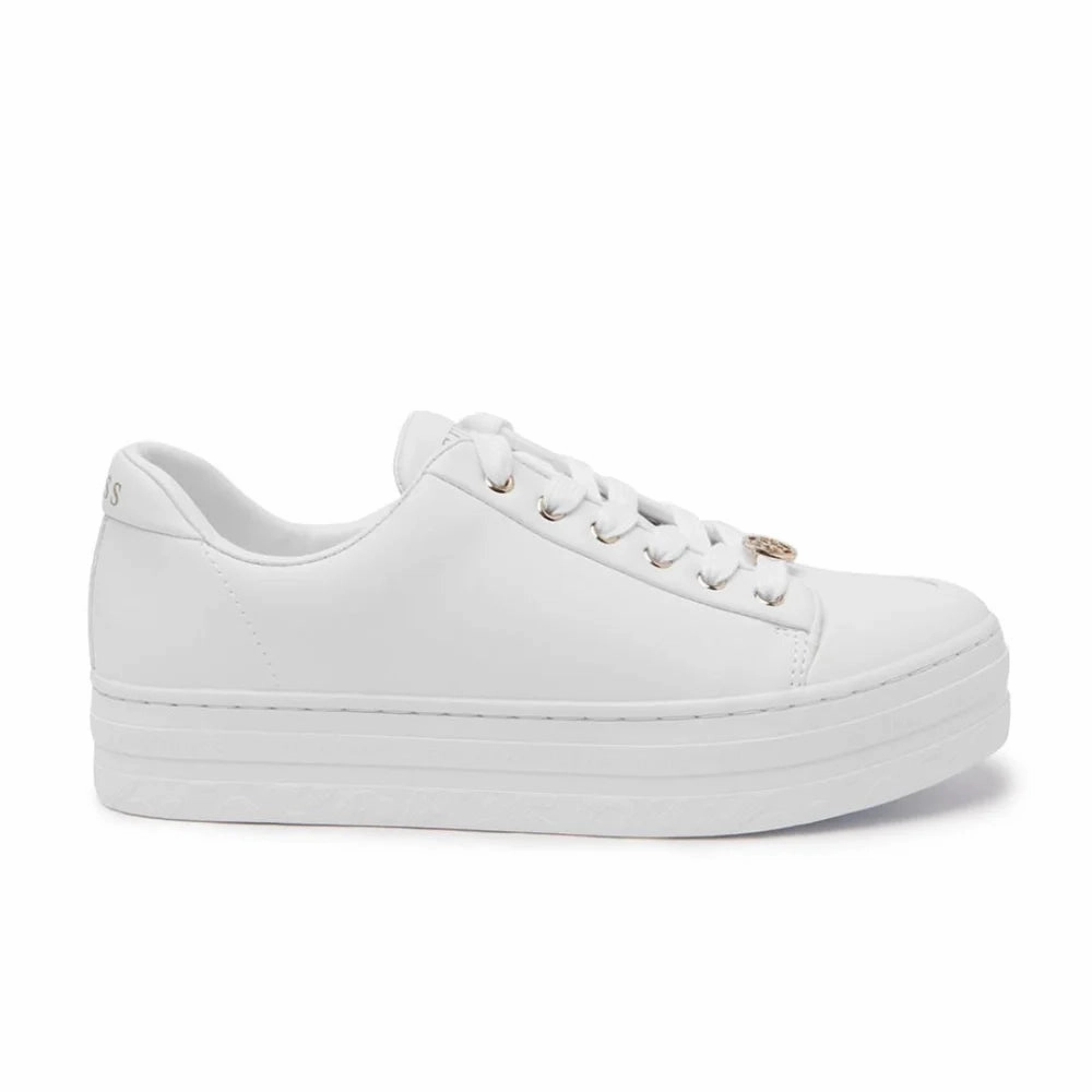 Buy Sell Sneakers Near Me GUESS Lullu Logo Low Top Sneakers Women - WHT