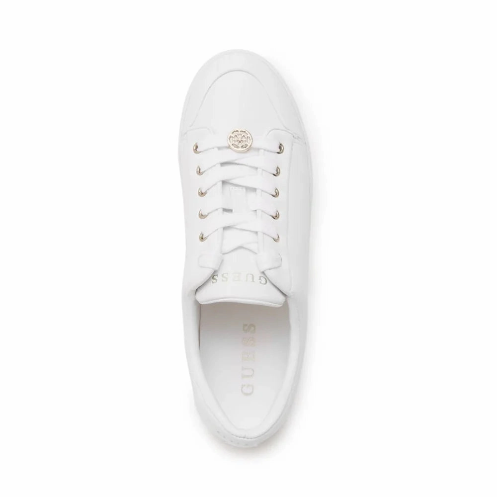 GUESS Lullu Logo Low Top Sneakers Women - WHT Qc Sneakers