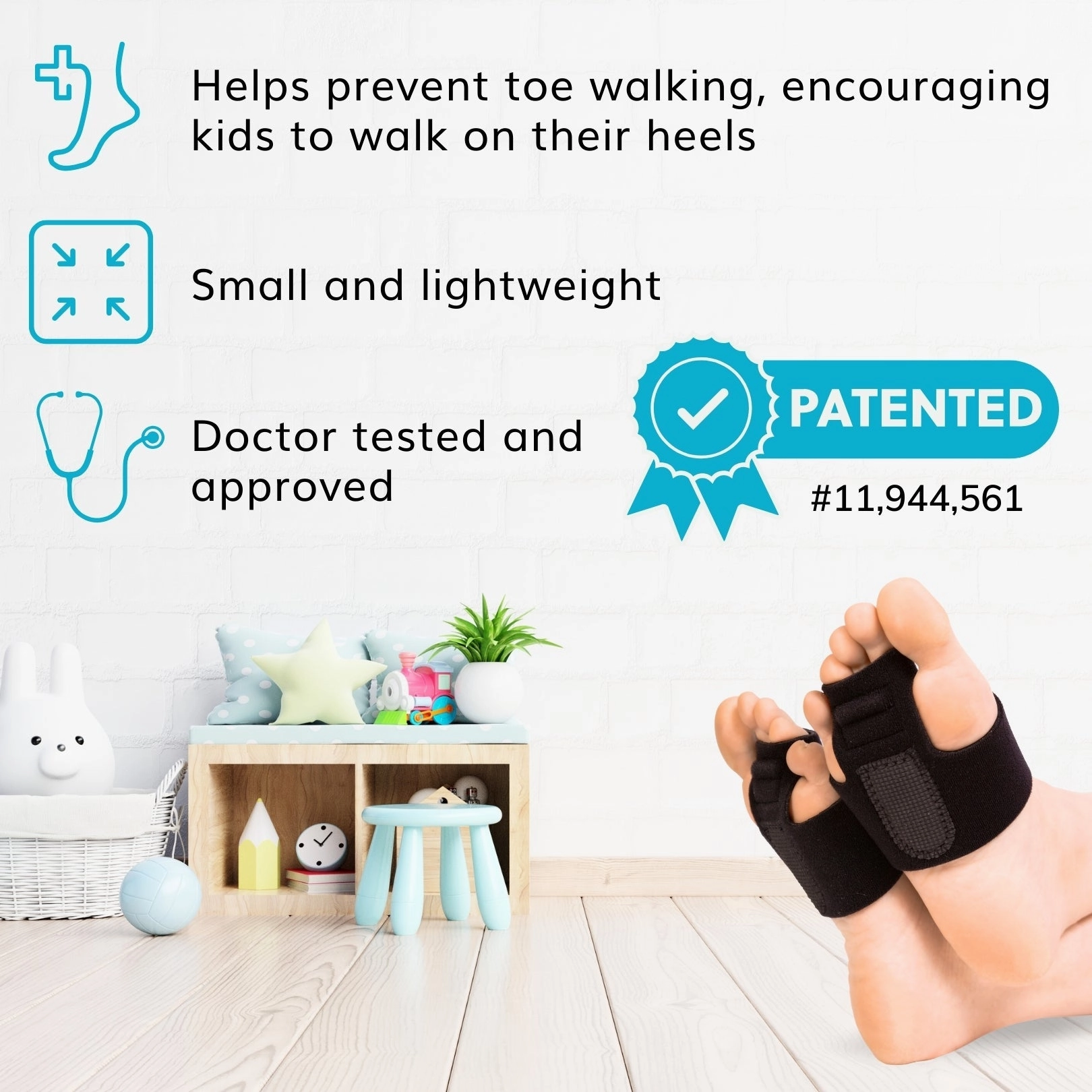 Ortho Walking Shoes Toe Walking Brace | Pediatric Tip-Toe Correction Splint - FINAL SALE