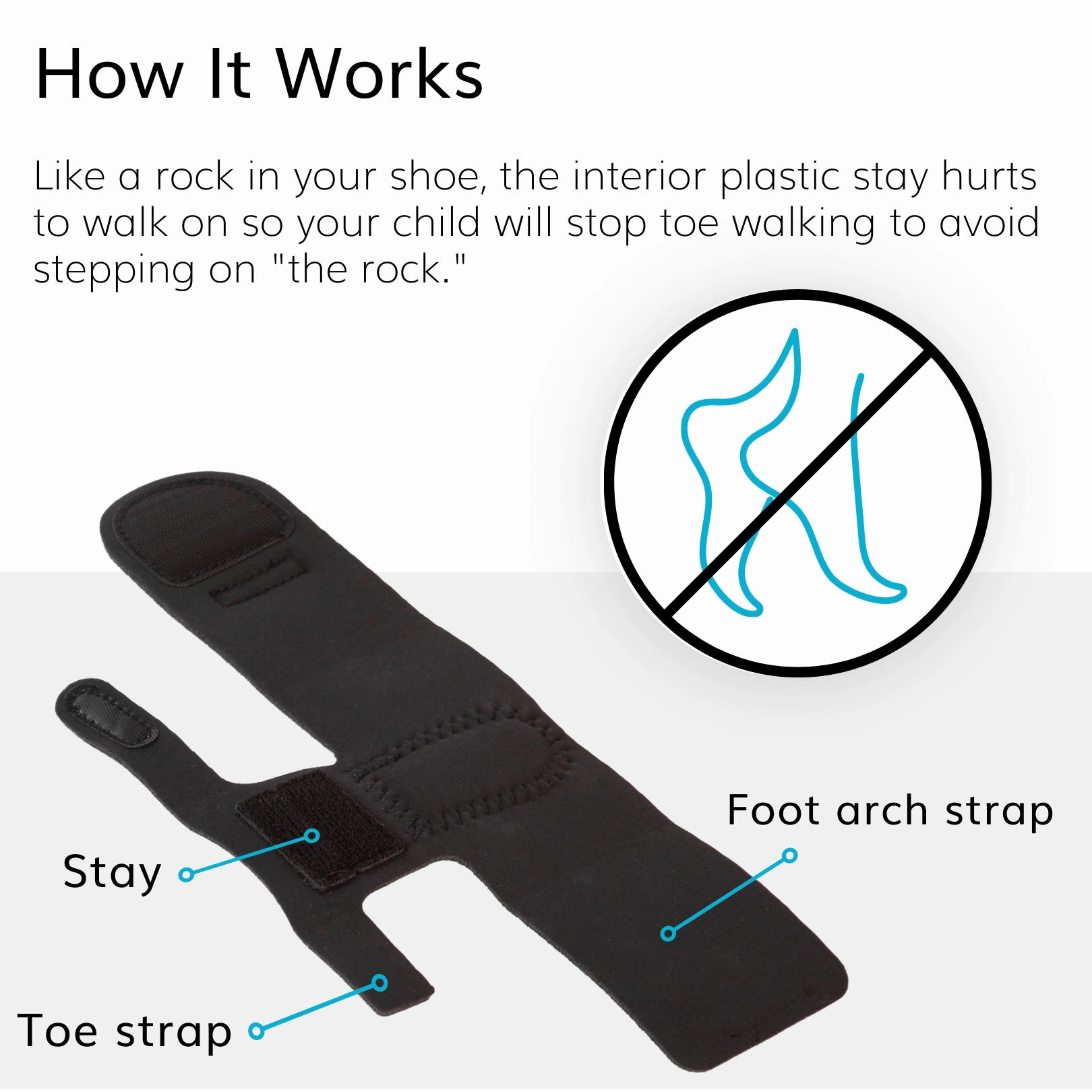 Toe Walking Brace | Pediatric Tip-Toe Correction Splint - FINAL SALE Best Shoe For Walking
