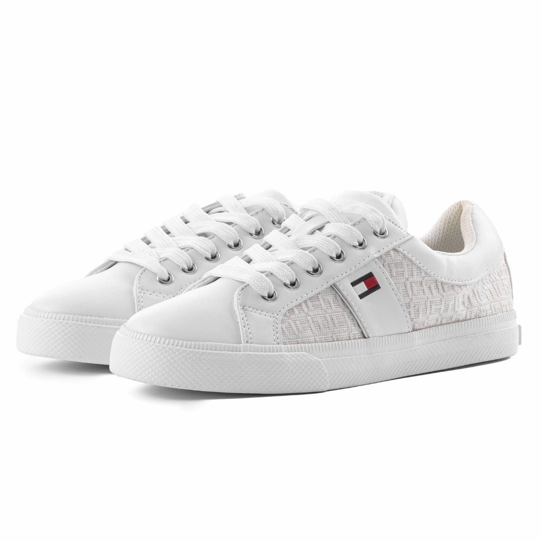 Tommy Hilfiger Laylen Sneaker Women - WHTGRY Court Sneakers Balance