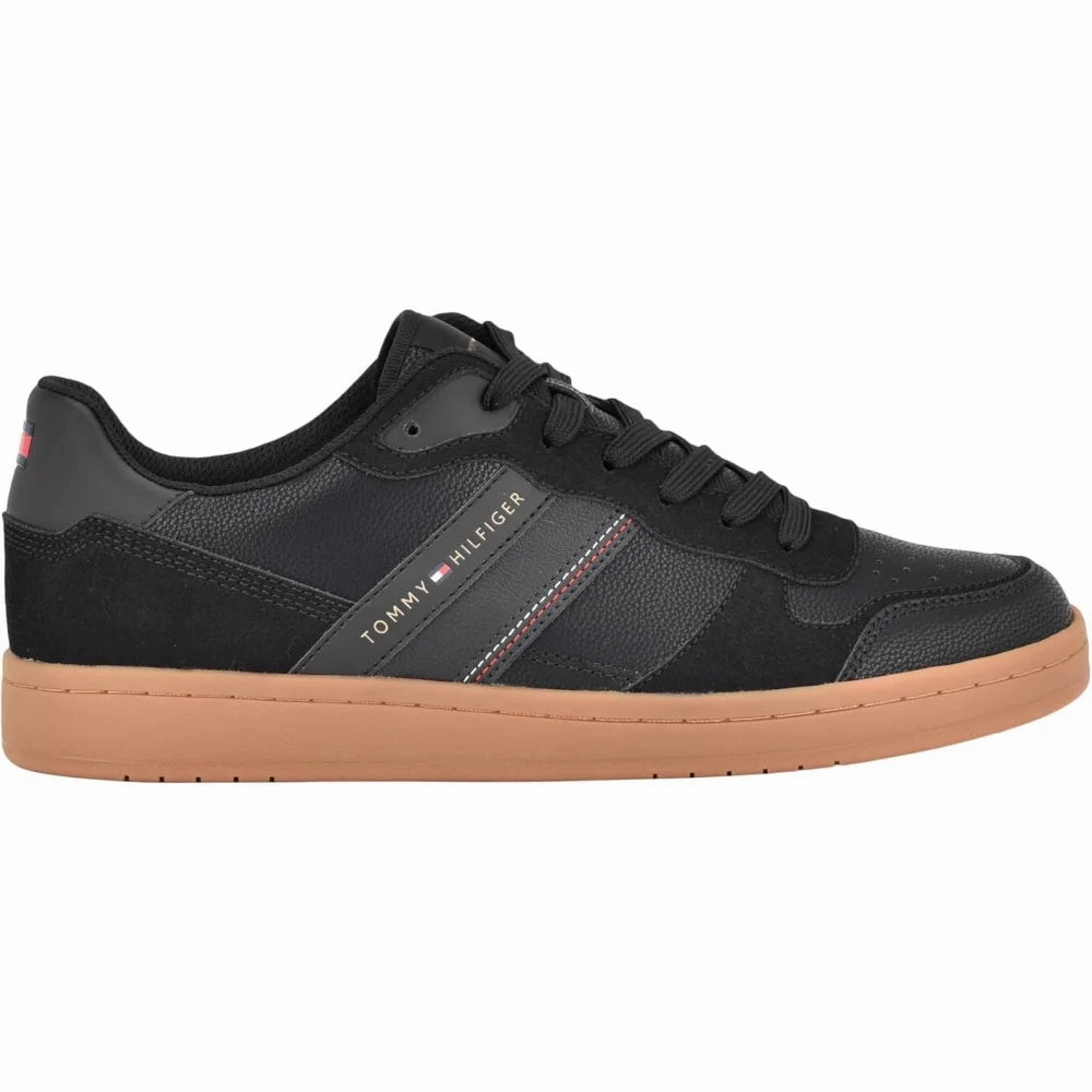 Flat Shoes 2018 Tommy Hilfiger Loven Sneakers Men - BLK