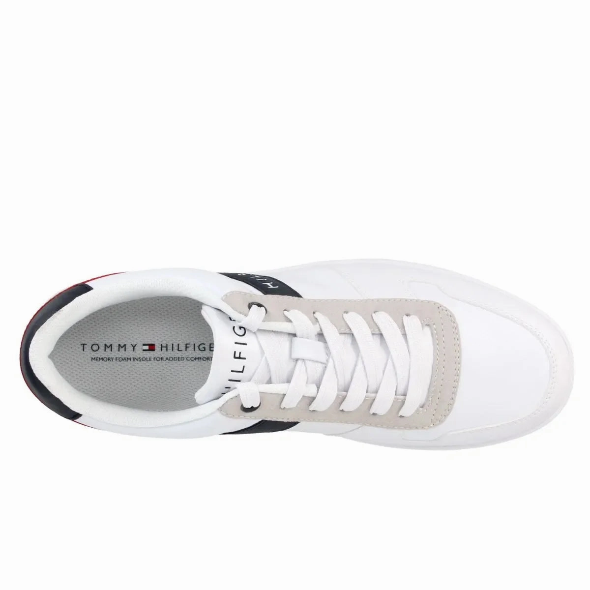 Casual Shoes Thick Sole Tommy Hilfiger Tmledric Men Sneakers - WHT