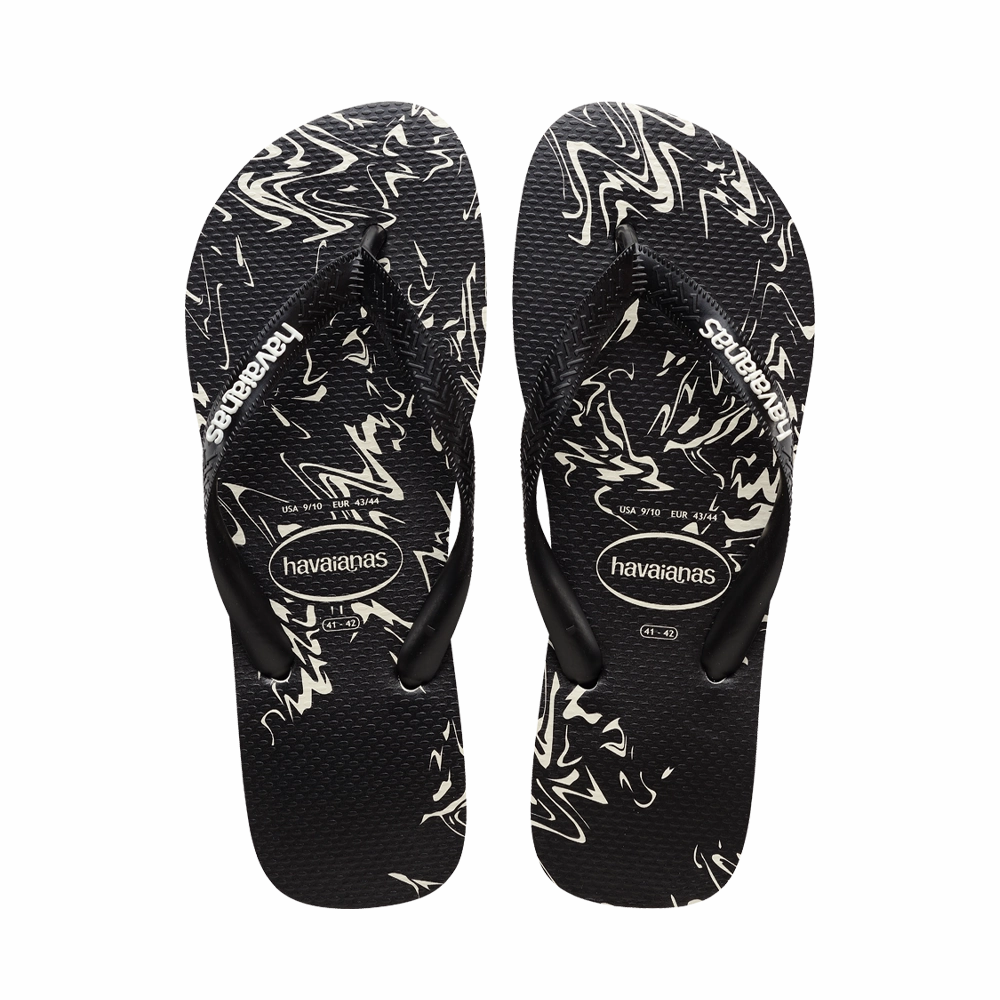Top Marble Lines Flip Flops Insulated Flip Flops